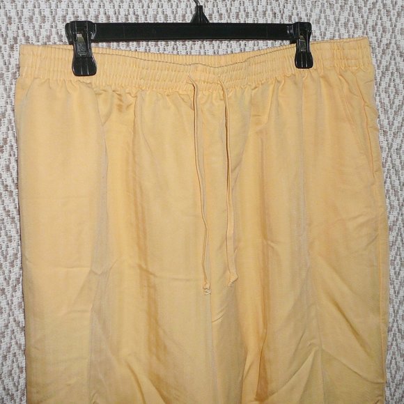 Embroidered Pull on Capri Cropped Pants plus size 20 NWT - Picture 4 of 8